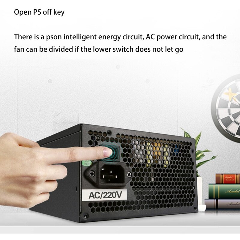 GT-750WS 550W PC Power Supply 80Pin Gold ATX 12V 2.31 Computer Case Chassis Active PFC Power Supply For Desktop Computer