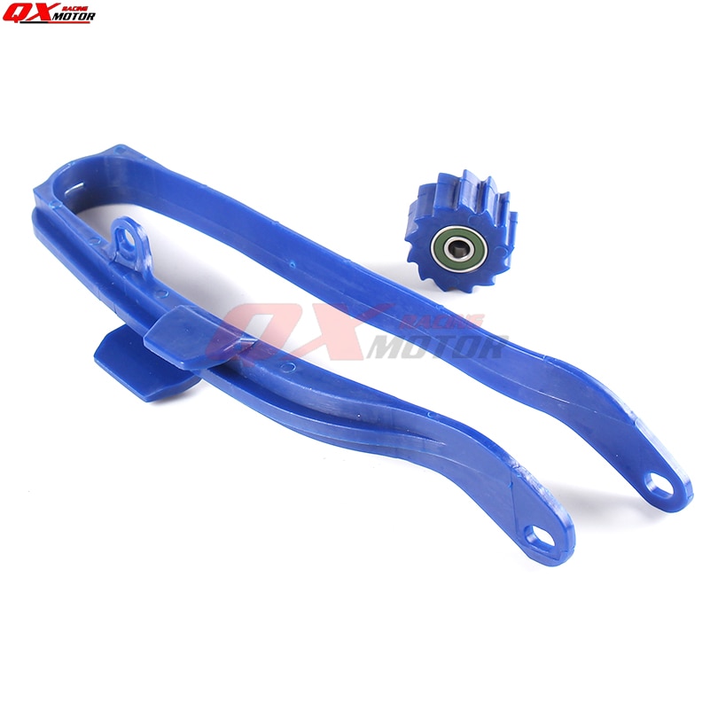 Chain Slider Swingarm Guide Lower Roller + Rear Chian Guide Guard Kits For WR250F WR450F YZ250F YZ450F