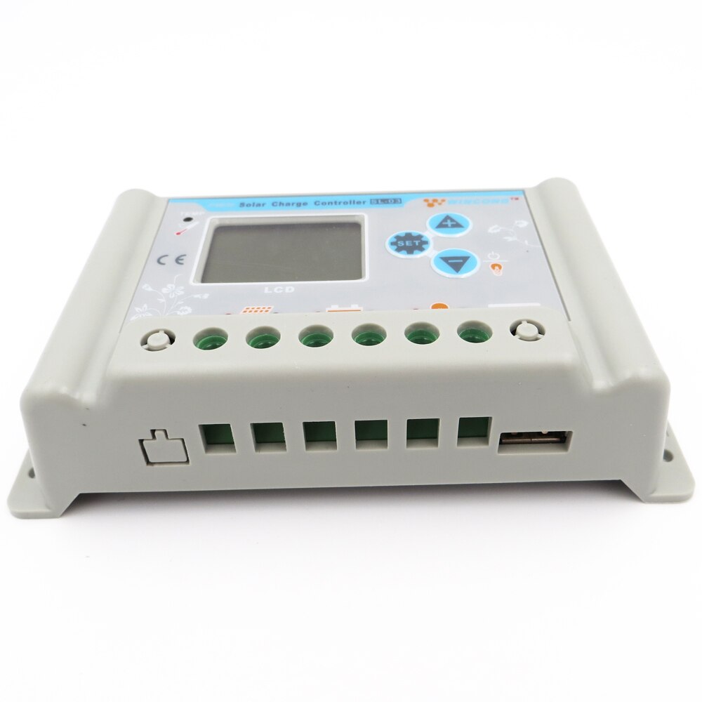 Wincong Solar Charge Controllers 12V 24V 12.8V 25.6V LI LI-ION NI-MH LiFePO4 Battery Regulator SL03-10A SL03-20A SL03-30A
