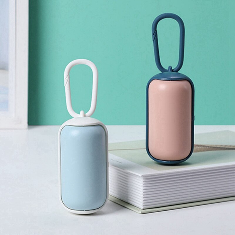 Portable Pet Litter Box Poop Pick-Up Bags with 15pcs Pet Waste Toilet Bag for Pet Outdoor Toilet Clean