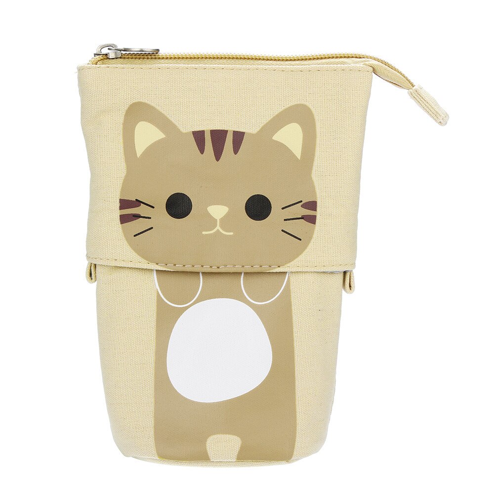 1pc butik penna fall låda tecknad söt katt teleskop penna väska brevpapper låda flickor skolan kontorsmaterial: B