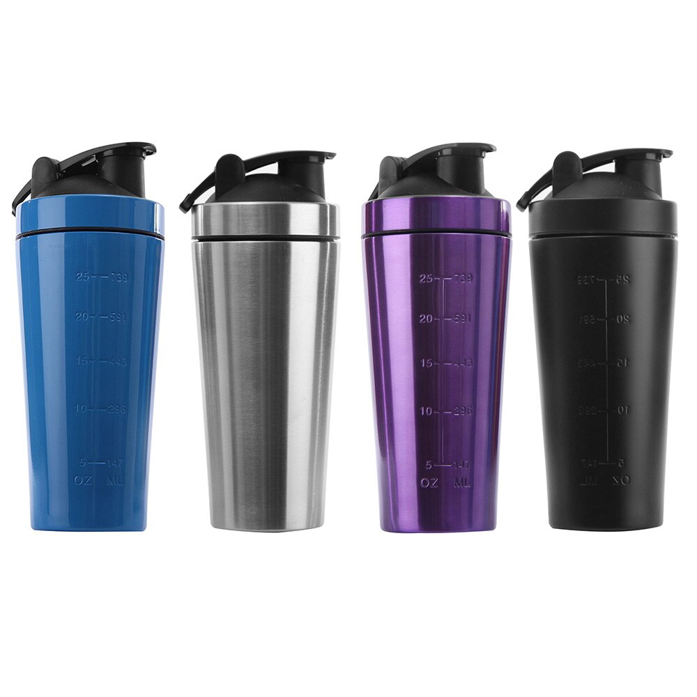 Termo de acero inoxidable de 1L, taza de café y cerveza, agitador deportivo, botellas de agua, licuadora de nutrición para gimnasio, taza de agua al vacío