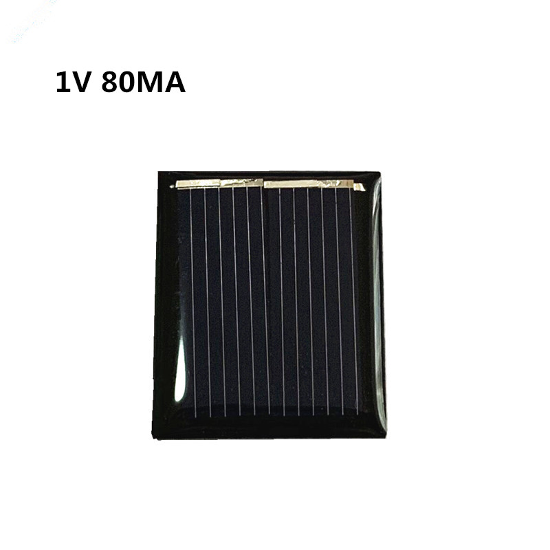 Mini Mono Solar Panel single crystal 1V 80MA Solar System DIY For Battery Cell Phone Chargers