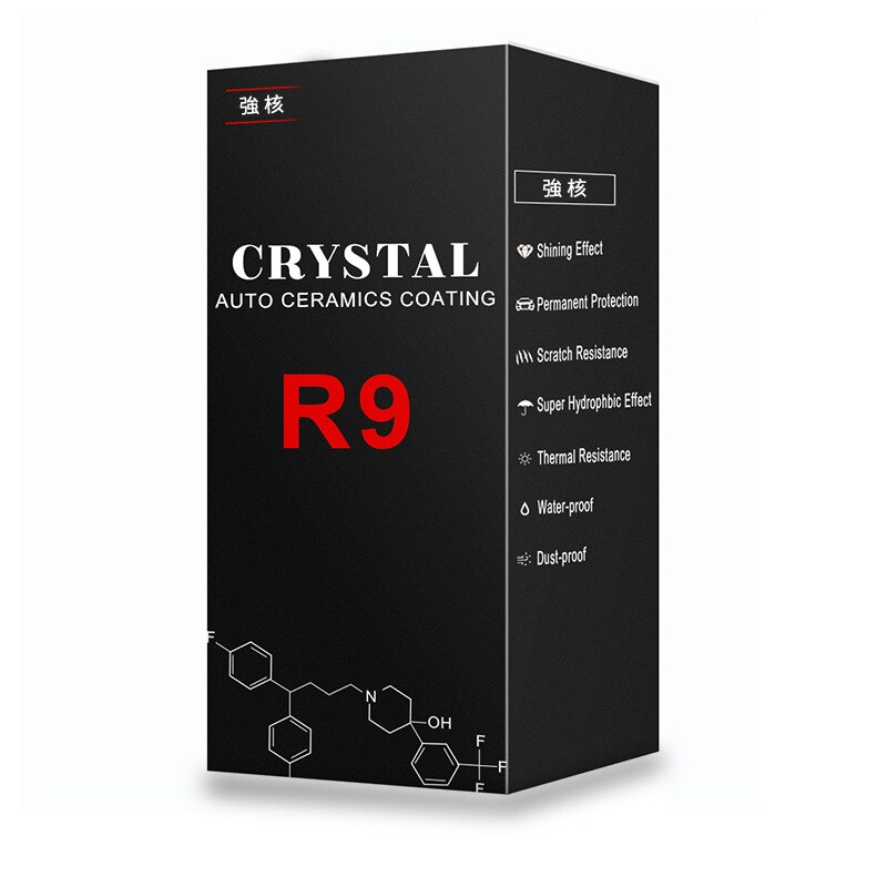 R9 Liquid Glass Car Nano Ceramics Coating Car Paint Care Liquid Anti-scratch Super Hydrophobic Windshield Glass Coating