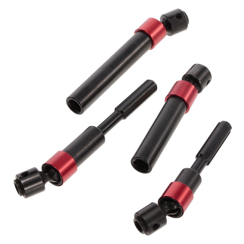 2pz Rc auto Anteriore E Posteriore in Metallo Asse Cvd Albero di Trasmissione per Traxxas Trx-4 Rc musica rock cingolato mostro camion parti