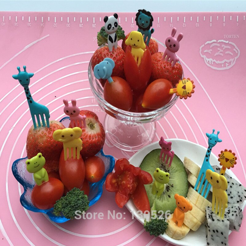 Fourchettes de fruits pour enfants | offres spéciales 10 pièces nouvelles fourchettes de fruits, Bento enfants décor de boîte à déjeuner accessoire