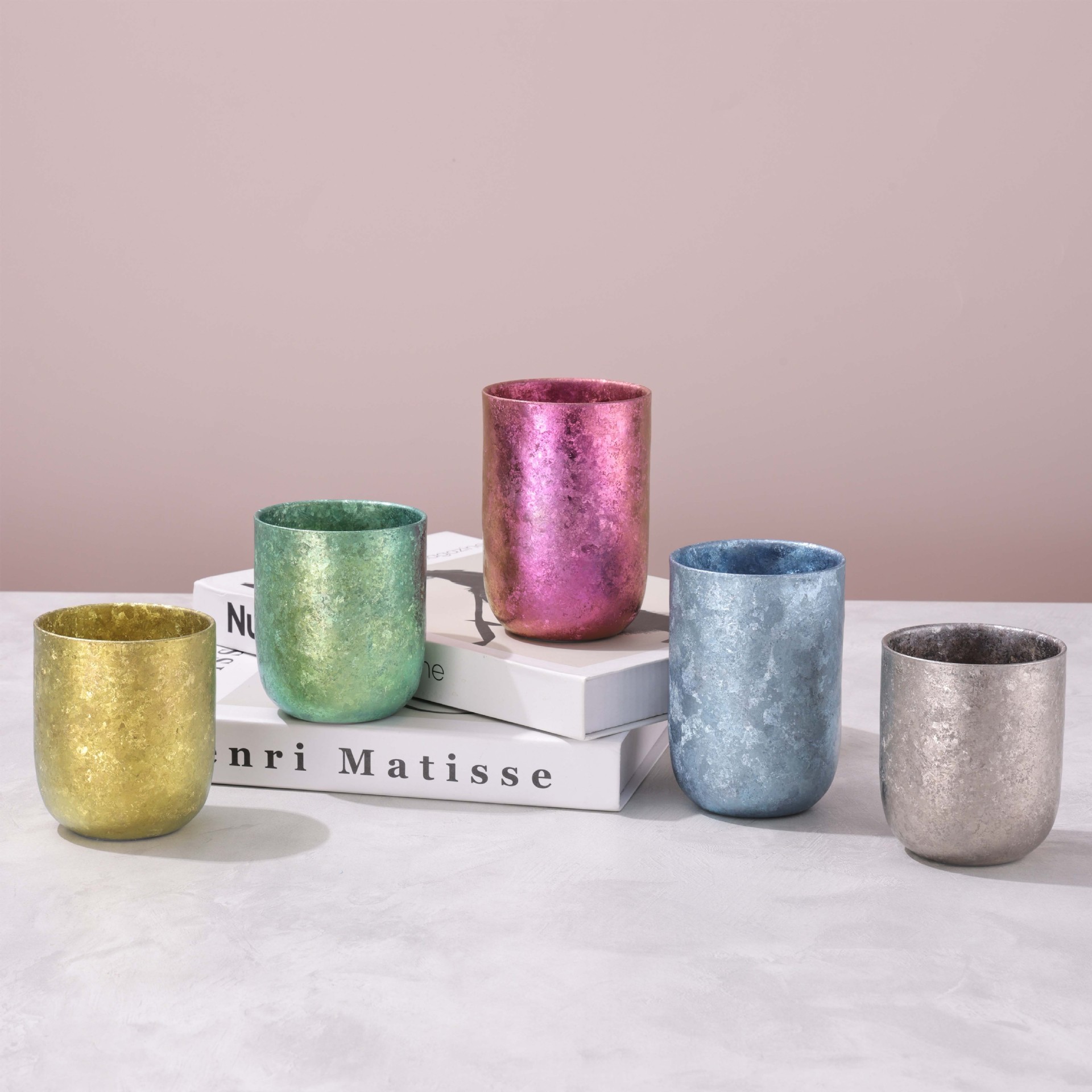 Taza de cáscara de huevo de 260/360ML, titanio puro de doble capa, aislamiento térmico, antiescaldaduras, antibacteriano y moho, taza en forma de U para el hogar