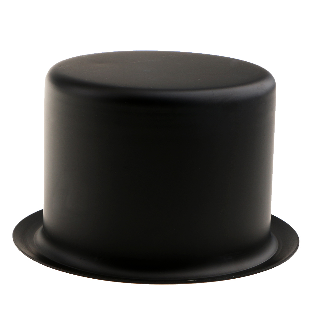 Portavasos de mesa de póquer de aleación de aluminio, insertos de soporte para coche, barco, camión marino, 84x55mm, negro, 1 unidad