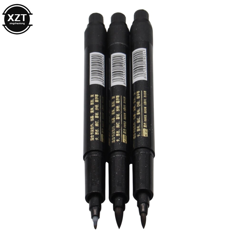 Brush Pen Calligraphy Lettering Writing Pen Chinese Words Learning Stationery StudentArt Drawing Marker Pens School Supplies
