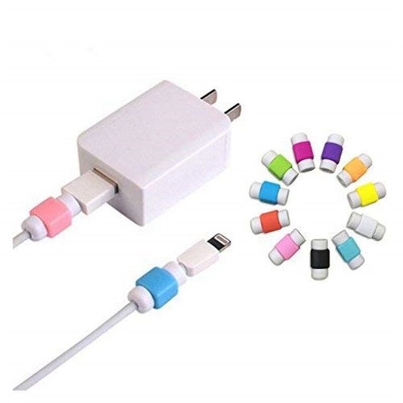 USB Telefoon Datakabel Beschermende Kabel Protector Anti-breuk Oplaadkabel Protector Voor iPhone etc Hoofdtelefoon Lijn