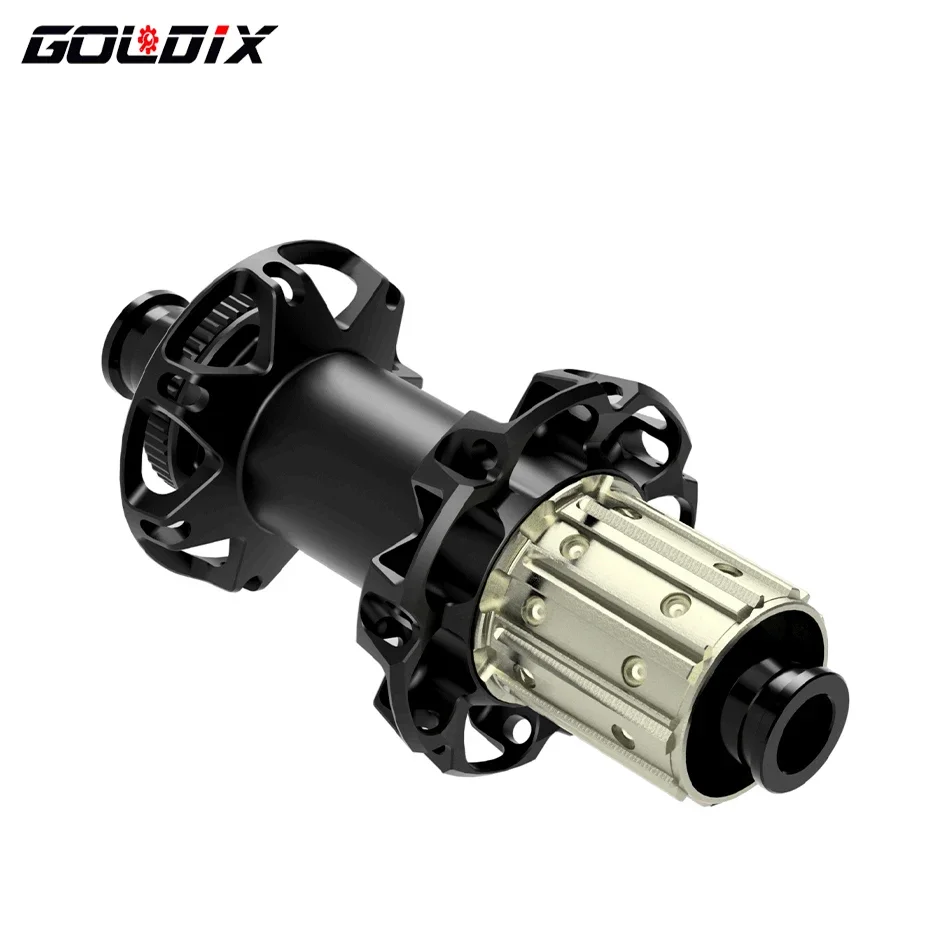 Goldix m /r 370 310 240 180 160 blomst trommel hg/xd/ms sykkelnavkropp med qr/av endehette, brukt til mtb/motorveisykkeladaptere