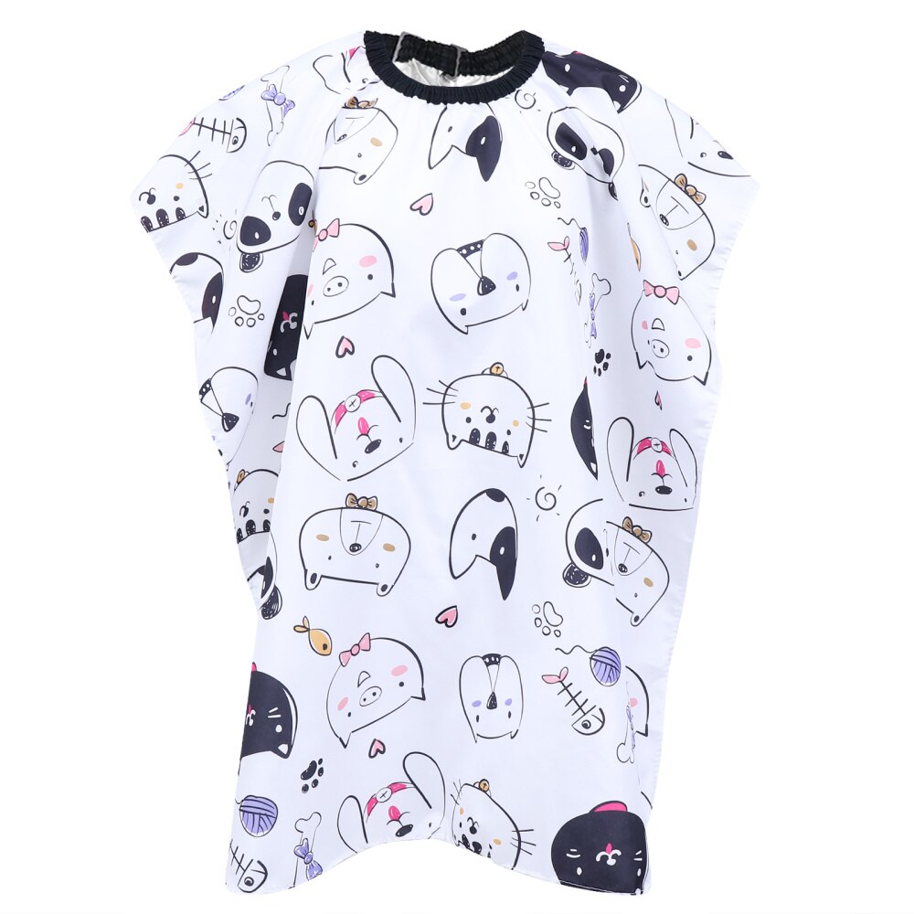 Kids Barber Hairdressing Cape Cartoon Hair Cutting Cape Lovely Haircut Apron