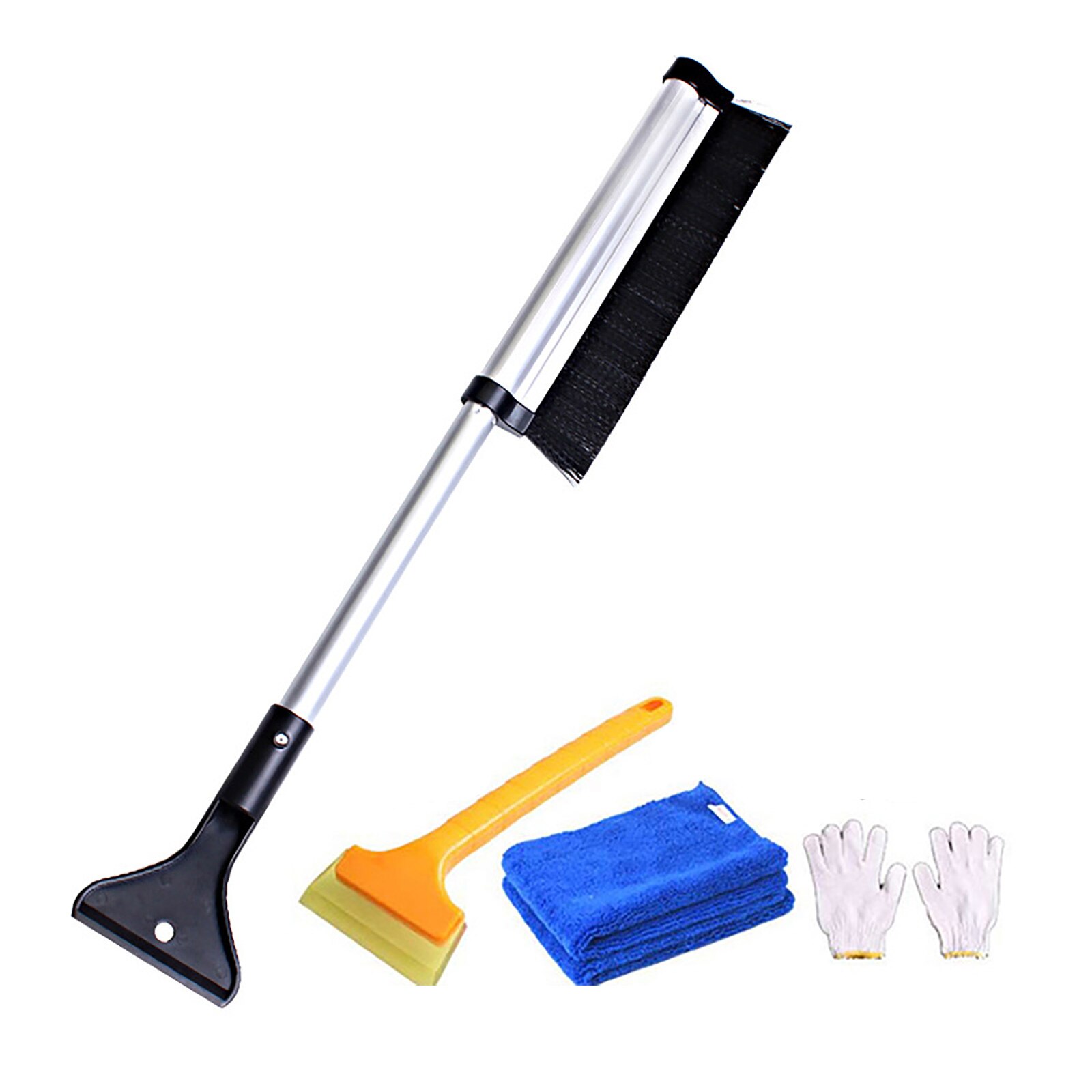 Sneeuwschuiver auto sneeuwschuiver sneeuwborstel winter ijskrabber ijskrabber voor de winter dubbel gebruik schep auto sneeuw- en ijsverwijderaar: A2