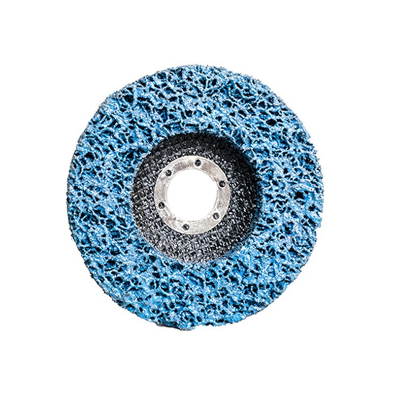 115mm 125mm Polishing Strip Disc Abrasive Wheels Rust Remover Paint Clean Grinding Wheels for Angle Grinder Car Motorcycles: 115x22mm / Blue / 2pcs