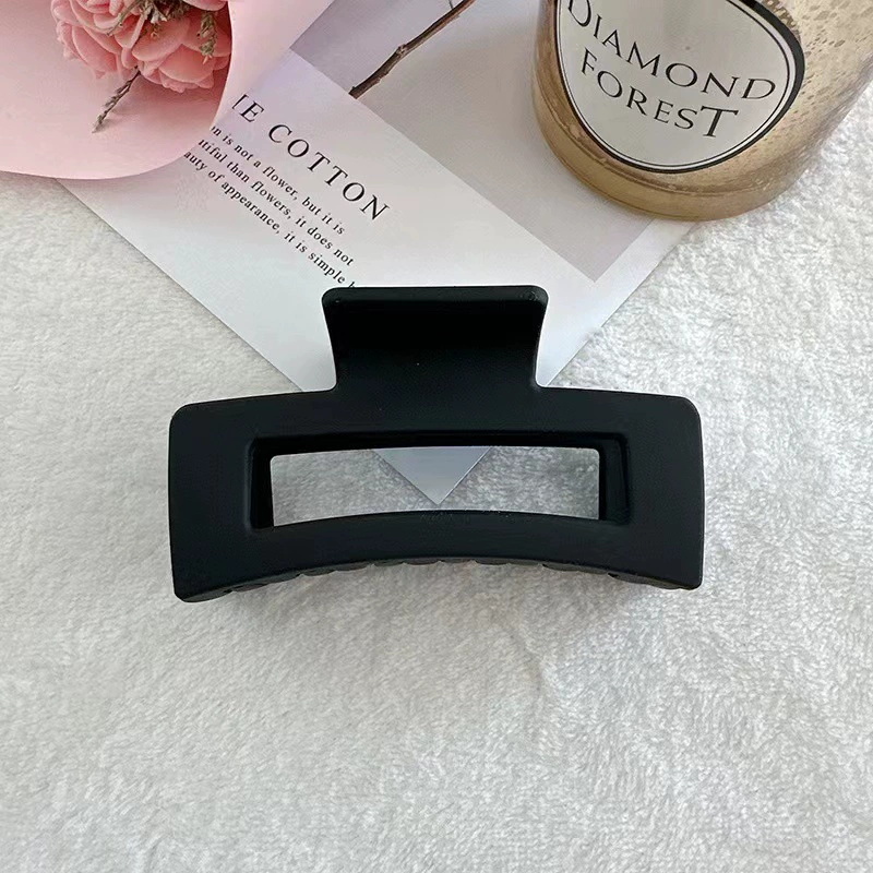 1 Uds. Pinzas en forma de garra para el pelo para mujeres y niñas, pinzas para el pelo de cangrejo antideslizantes, horquillas sólidas, accesorios para el cabello a la ,: Gris