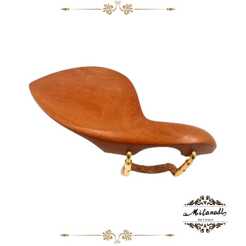 4/4 Violin Chinrest/Chin Rest With Clamp Screw Bracket Cork,Ebony Jujube Wood,Fiddle Parts Violin Accessories: Ivory