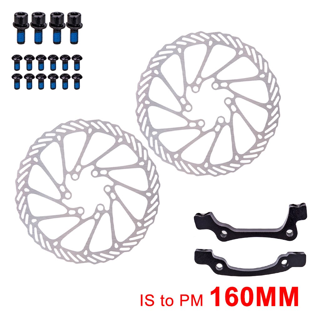 Ztto Mtb 4 Zuiger Fiets Hydraulische Schijfrem M840 Met Cooling Pads Olie Druk Racefiets Rotor Remklauwen Is Pm mount: IS-160mm Rotor 2pcs