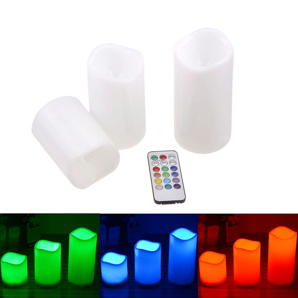 Popular Romantic Changing Color LED Light Candles ... – Vicedeal