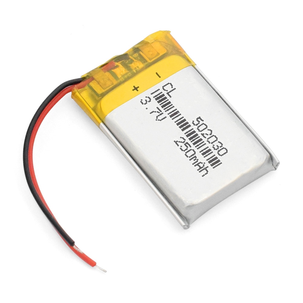502030 Li-Po Polymeer Oplaadbare Batterij 3.7V 250mAh Li-Ion Batterij Lipo cellen Lithium Voor MP3 MP4 speaker tachograaf Auto DVR