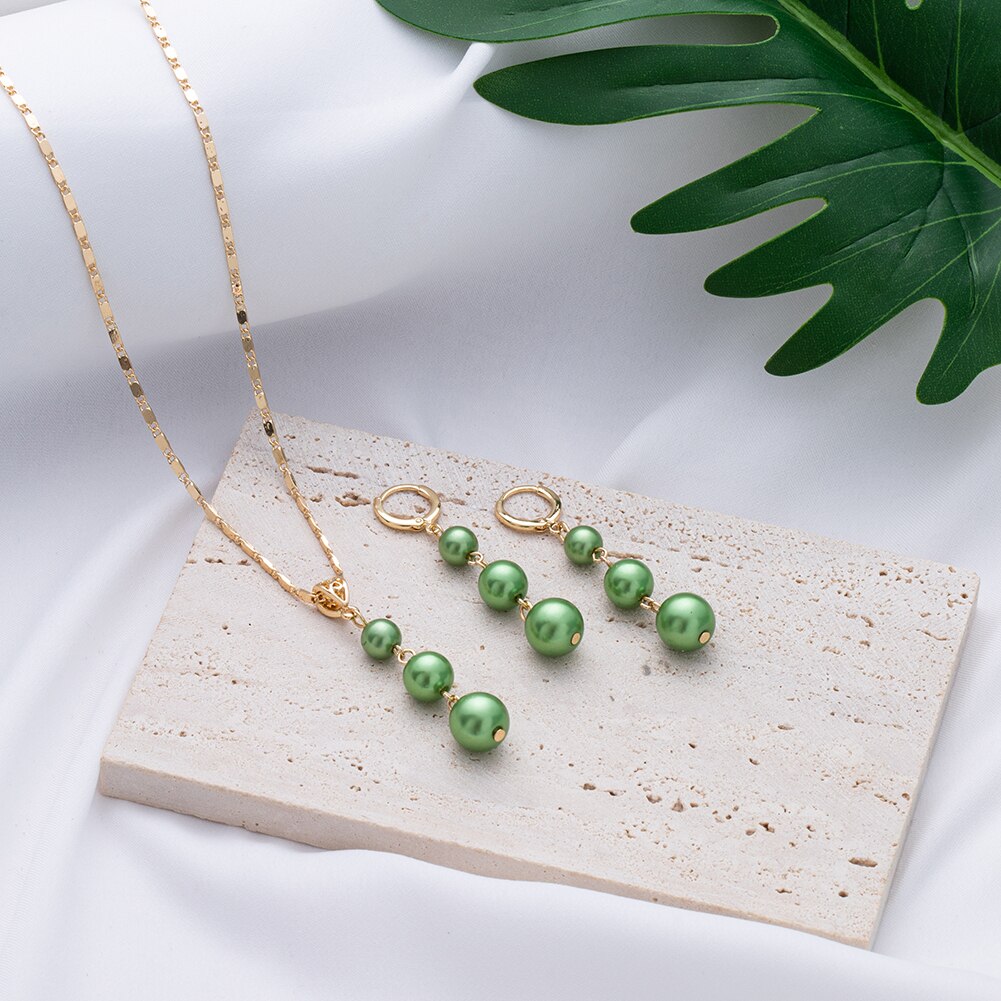 Cring Coco Hawaiian Polynesische Plumeria Ketting Set Gold Filled Hanger Hoop Oorbellen Sieraden Sets Voor Vrouwen Meisjes