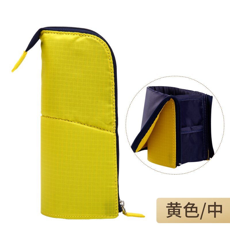 KOKUYO Multifunction High Capacity Deformable Pencil Case Simple Original Vertical Student Stationery Storage Pen Holder