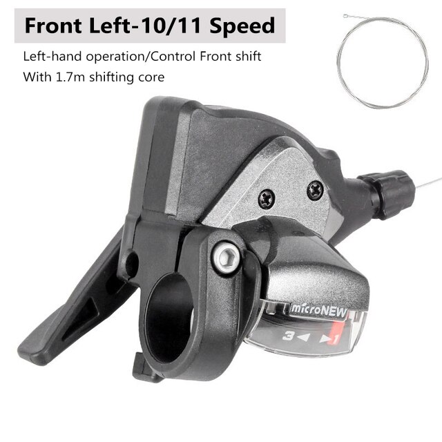 microNEW MTB Derailleur Front Rear Shift Lever 7/8/9/10/11 Speed MTB Mountain Bike Shifter Bicycle Shifting Bicycle Parts: Front Left 10-11S