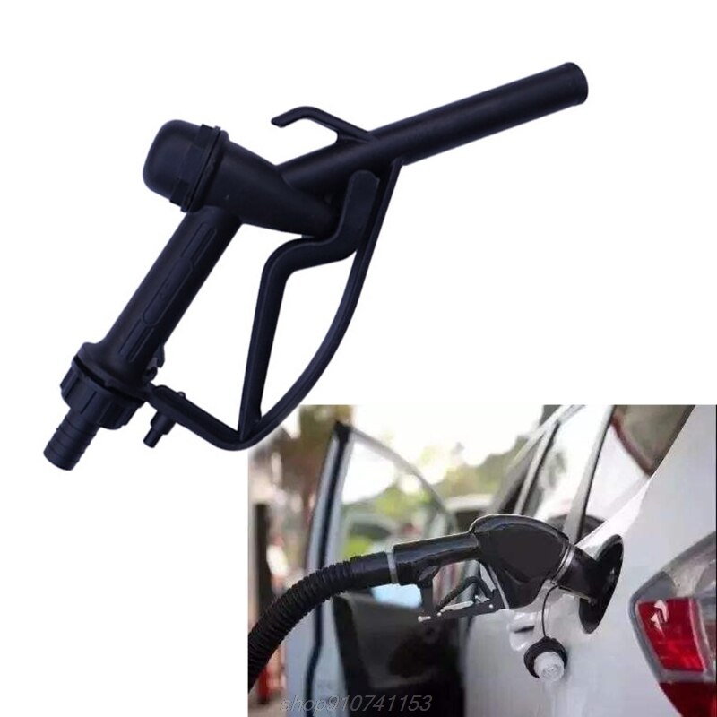 Plastic Manual Heavy Duty Fuel Nozzle 25mm/20mm Straight Spout Gasoline Dispenser Transfer Pump D18 20