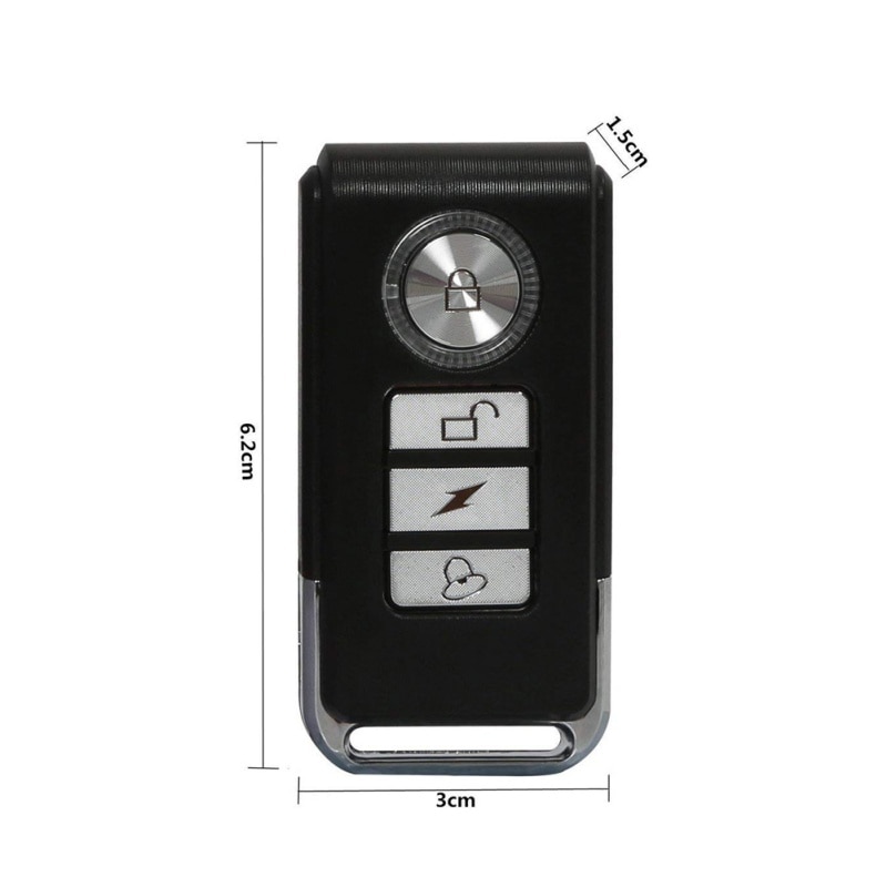 Wireless Bicycle Anti-theft Alarm Lock Vibration Bike Motorcycle E-bike Vibration Alarm Cycling Accessories 113dB