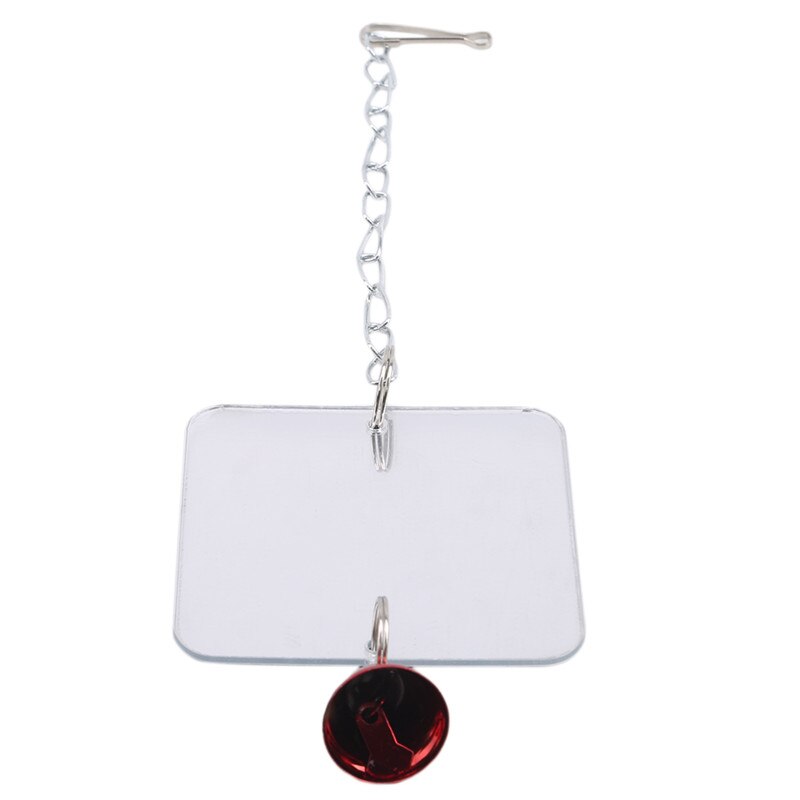 Gallery Detail: 1 Pcs Parrot Cage Toys Mirror Bird Cage Accessorie