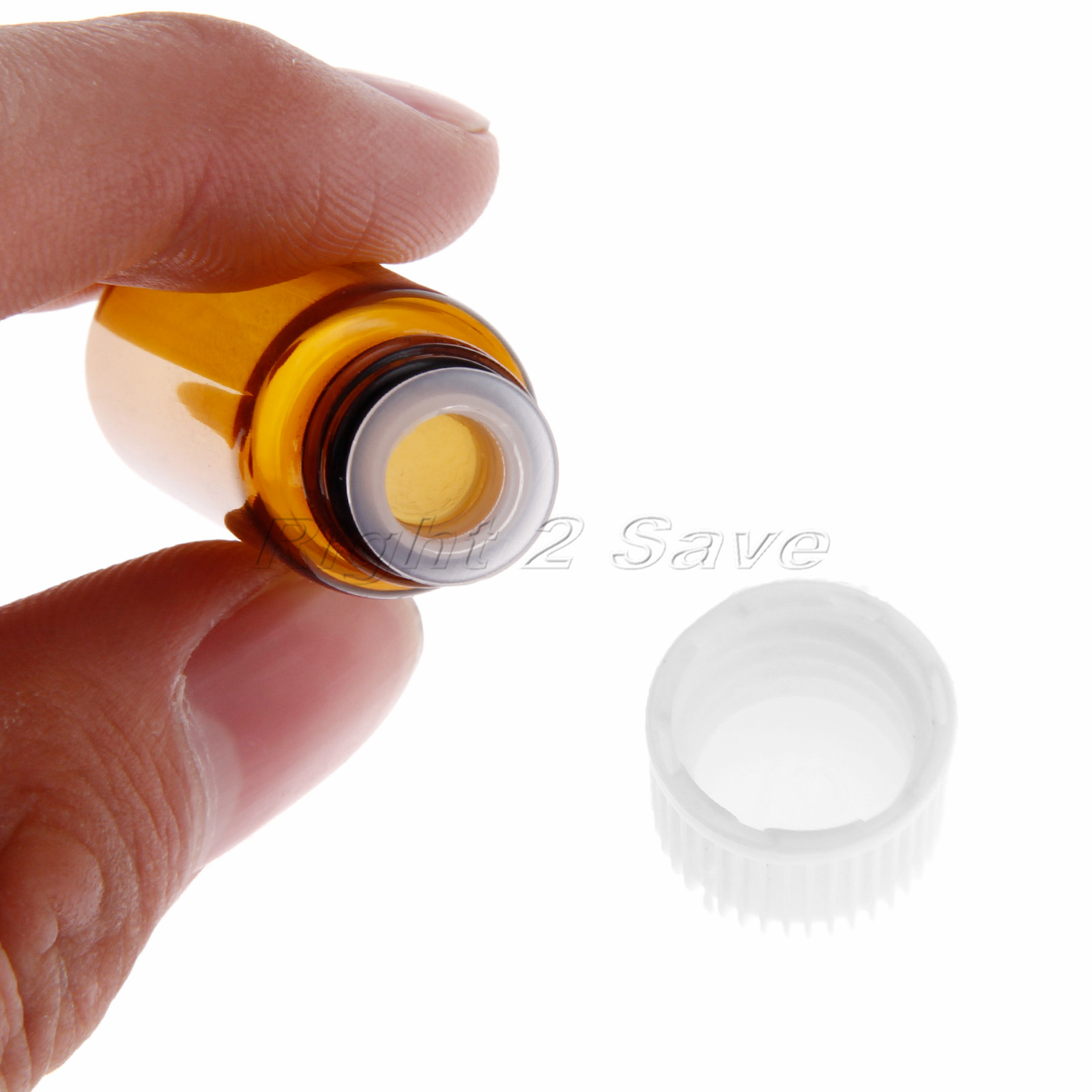 10 stücke Ätherisches Öl Glas flaschen 1ml 2ml 3ml 4ml 5ml gemüse öl Essenz Speicherung aromatherapie weiß Kappe Parfüm Bernstein Fläschchen