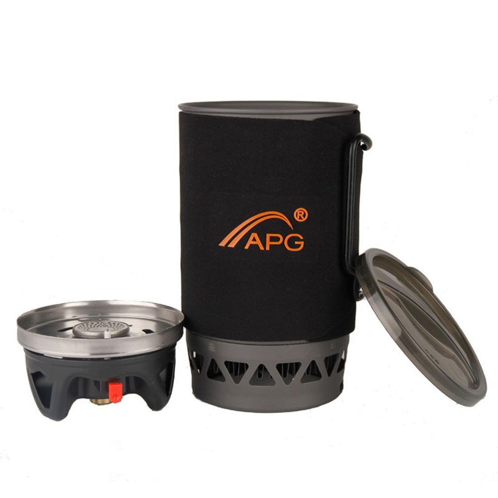 APG 1400ml Camping Gas Stove Fires Cooking System and Portable Gas Burners Aluminum Alloy Outdoor Stove