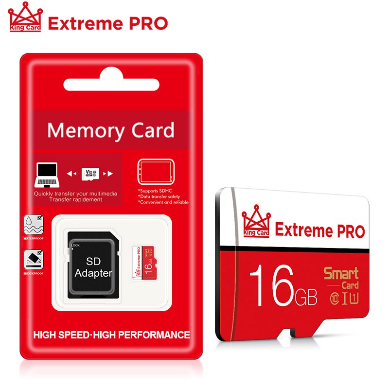 Micro SD Card 4GB 8GB 16GB 32GB 64GB 128GB Class10 Memory Card Flash Memory Card Microsd TF Card for Smartphone Pad Camera: 16GB