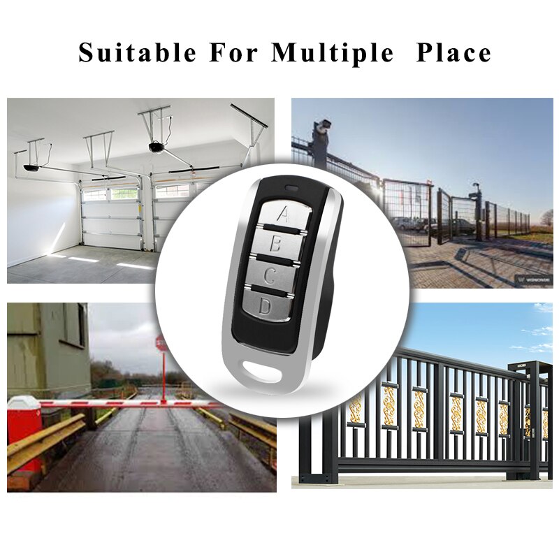 Garage door remote control for AERF TMP-1 MARS COMPACT MERCURI B SABUTON 433.92MHz handheld transmitter
