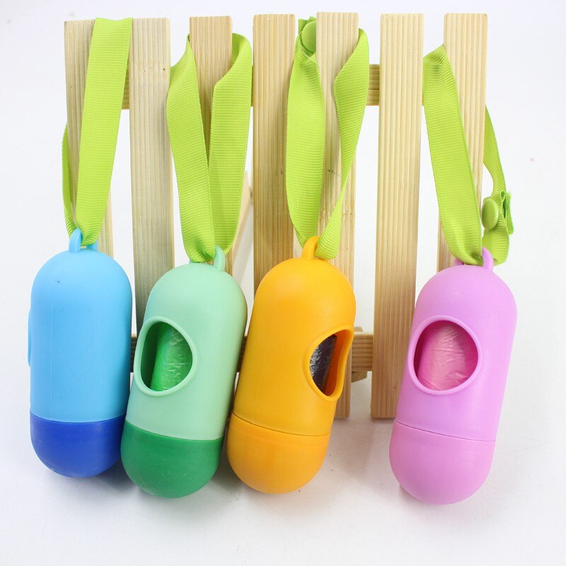 Plastic Small Portable Baby Diapers Bags Rubbish Bags Garbage Bag Removable Box Nappy Bag: 3