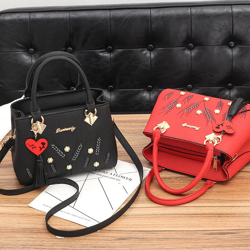 Kvinners håndvesker stor kapasitet uformelle skuldervesker topphåndtak glidelås vintage kvinnelige vesker wild crossbody vesker dame