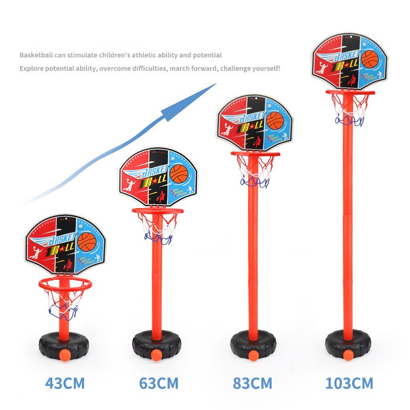 Kinderen Basketbal Spelen Set Verstelbare Mand Outdoor Sport Mand Doel Indoor Interactie Jongen Kids Yard Game Speelgoed