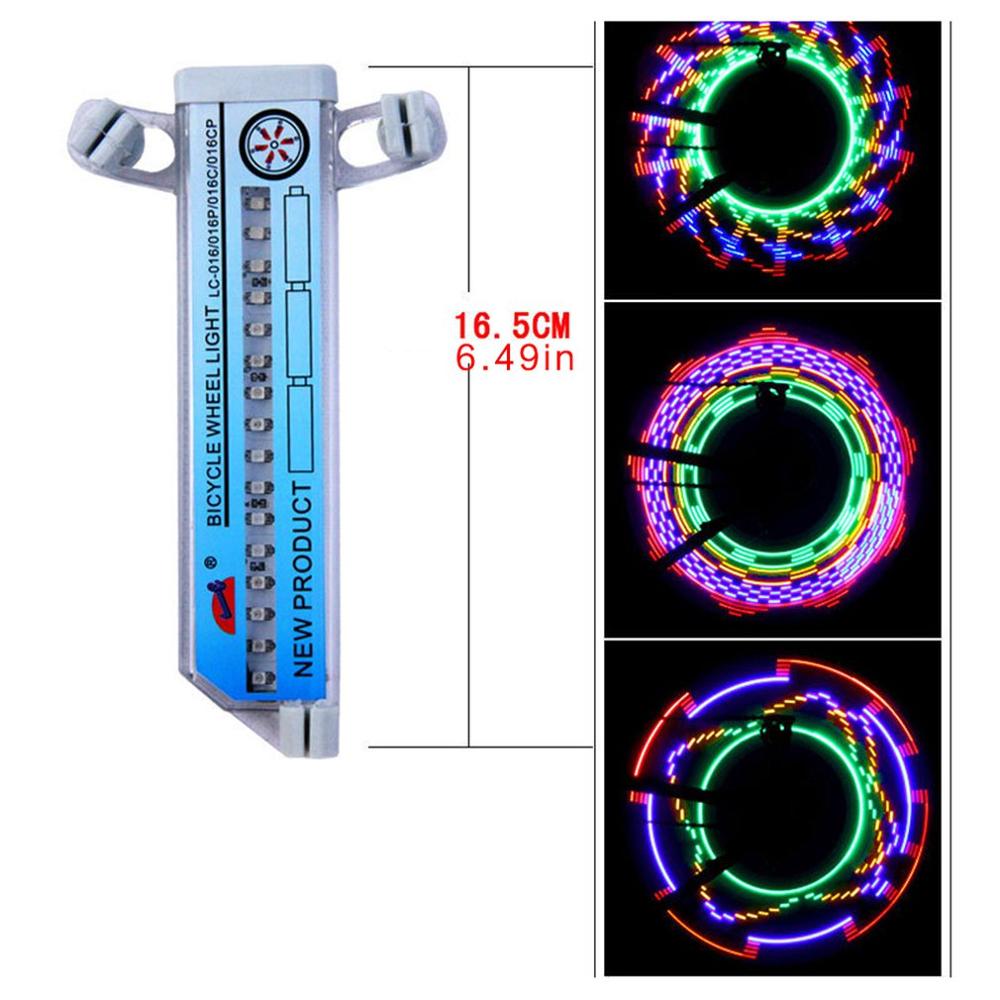 3D Fahrrad Speichen LED-leuchten Beleuchten sterben Straßen schick LED Bunte Fahrrad Räder Licht
