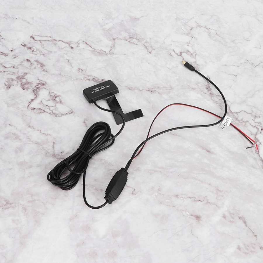 Digitale Radio Ontvanger Accessoire Voiture 3Meter Dab Mcx 20db Digitale Radio Patch Verborgen Antenne Lijm 12V Gps