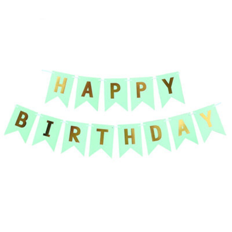 Paper Bunting Garland Banners Flags Happy Birthday Banner For Kids Birthday Party Baby Shower Party Decoration Bnaner: 6