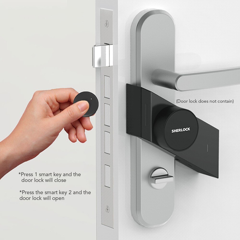 Sherlock-cerradura sin llave para puerta de casa, accesorios para llaves S2, cerradura electrónica inteligente, aplicación inalámbrica, Control por Bluetooth