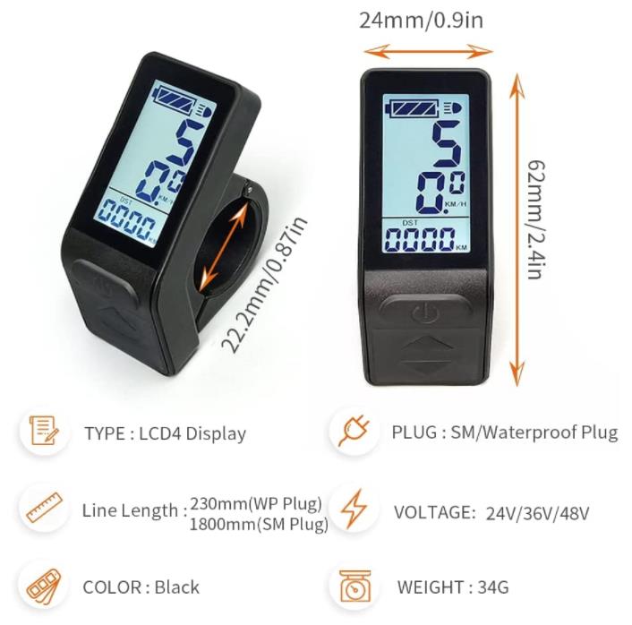 KT Serie Instrument LCD4 LCD10Y LCD10YN LCD10H LCD9 LCD8YN LCD8Y LCD4 LCD8H LCD8S Elektrische Fiets Control Smart Lcd-scherm