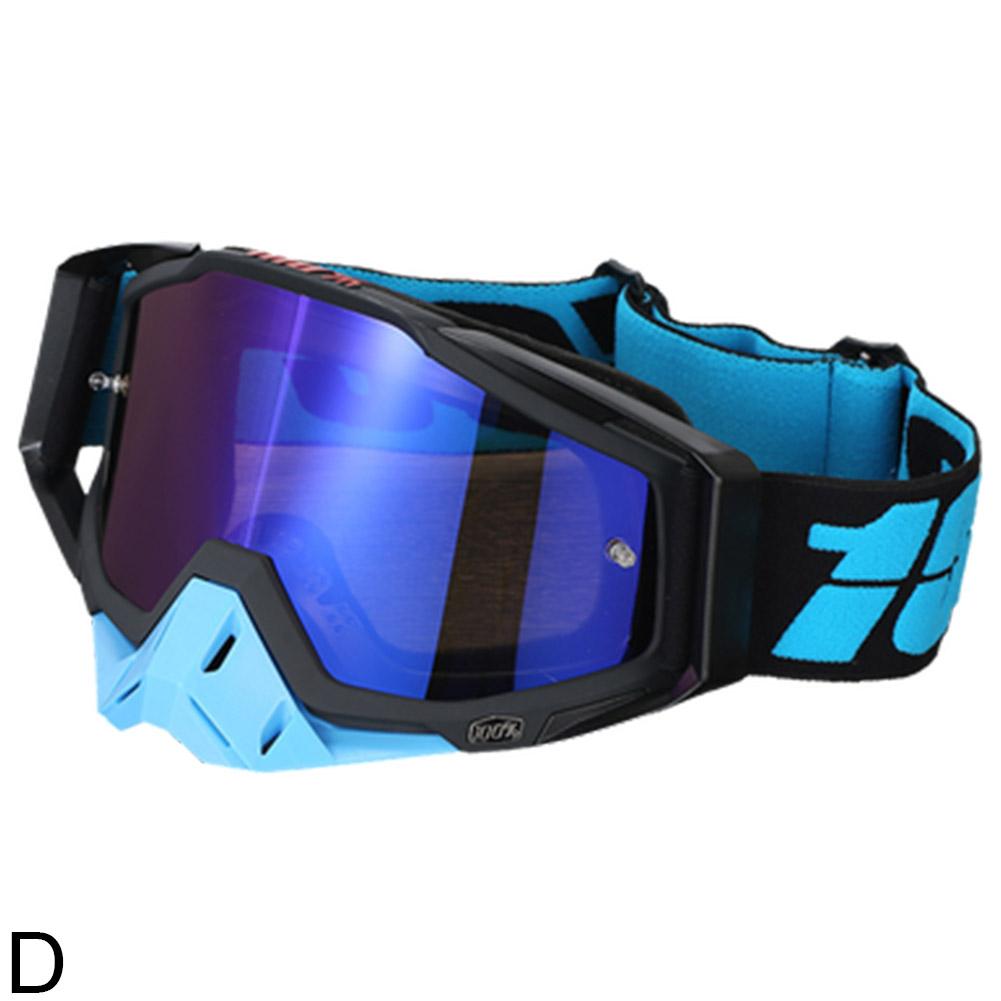 Mannen en vrouwen winddichte bril motorbril motorcross stofdicht racen fietsen skiën bril outdoor off-road fietsbril: Rood