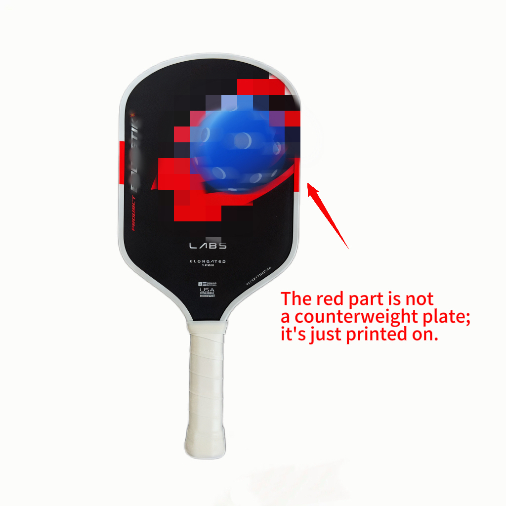 LABS Project Boomstk Elongated Pickleball Paddle 16mm Boom Core Racket Pure Foam Paddle