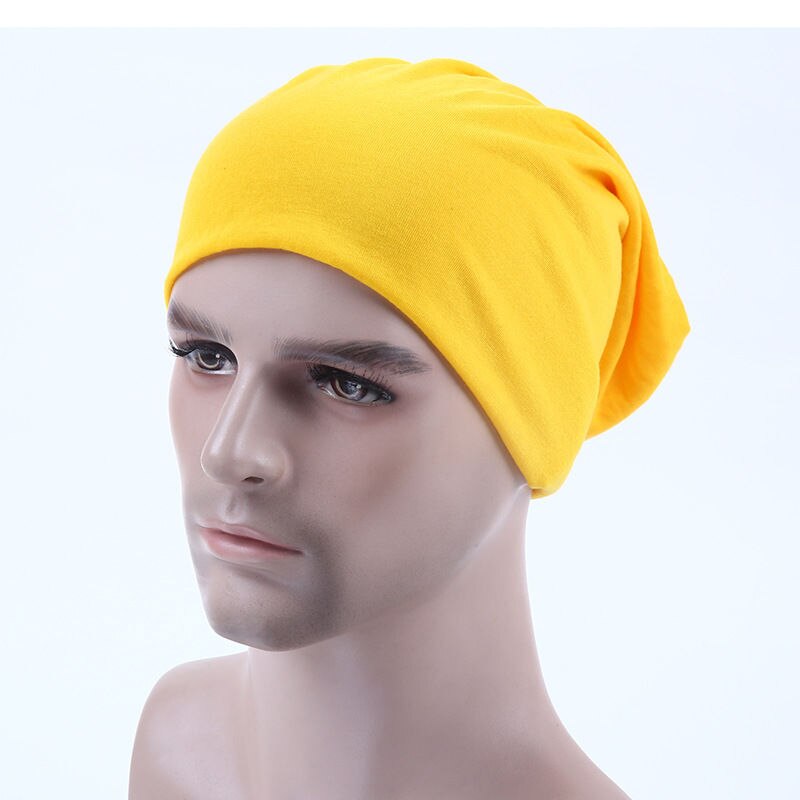 unisex Herren Hütte Gestrickte Winter Warme Übergroßen Ski schlapp Hütte Deckel ausgebeult Mützen Coole Hüte Für Männer Neue: Gelb