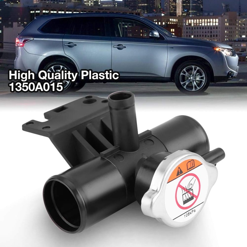 Radiador refrigerante relleno cuello de relleno con tapa para Mitsubishi Lancer Outlander Sport reemplazar 1350A015 accesorios de coche