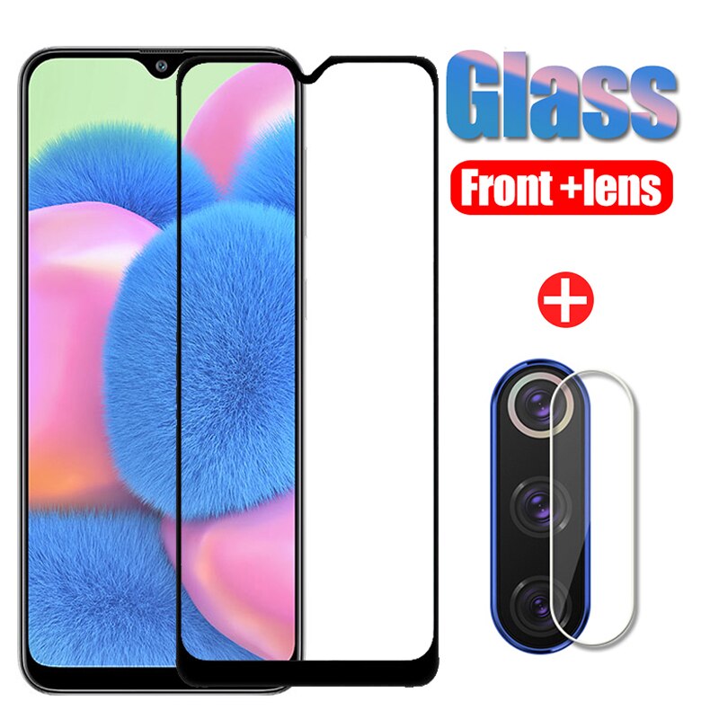 2 In 1 Samsung A30S Beschermende Glas Voor Samsung Galaxy A30 A30S Glas Screen Protector Camera Lens Film Voor Samsun a30 S A305F: 2 in 1 / For Galaxy A30S