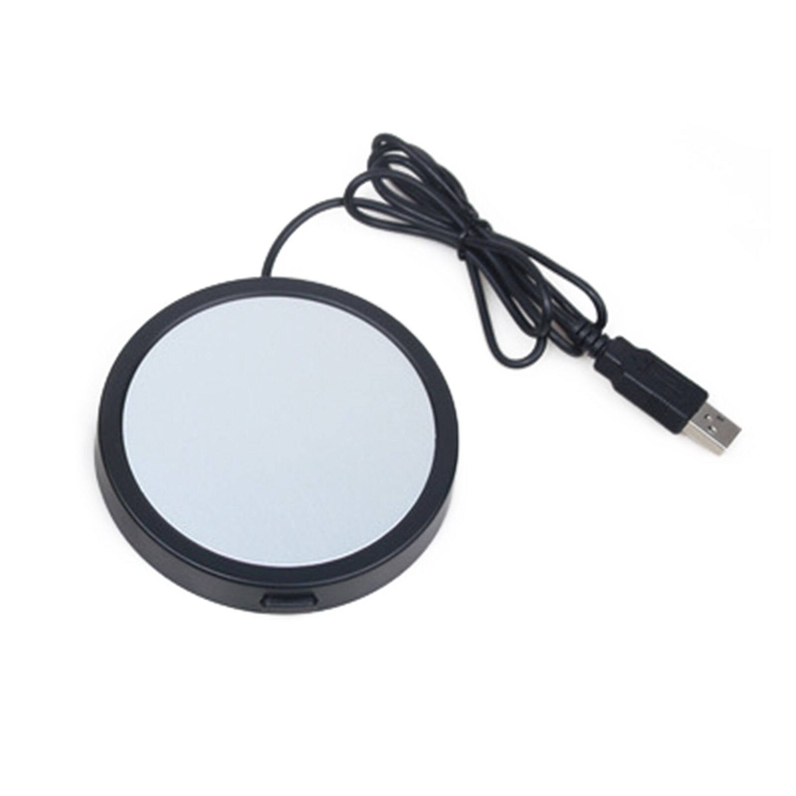 Base para calentar tazas de café, leche, té, mantener la bebida, 10W, 5V, aparatos de cocina, calentar bebidas, tapete para tazas: Black 
