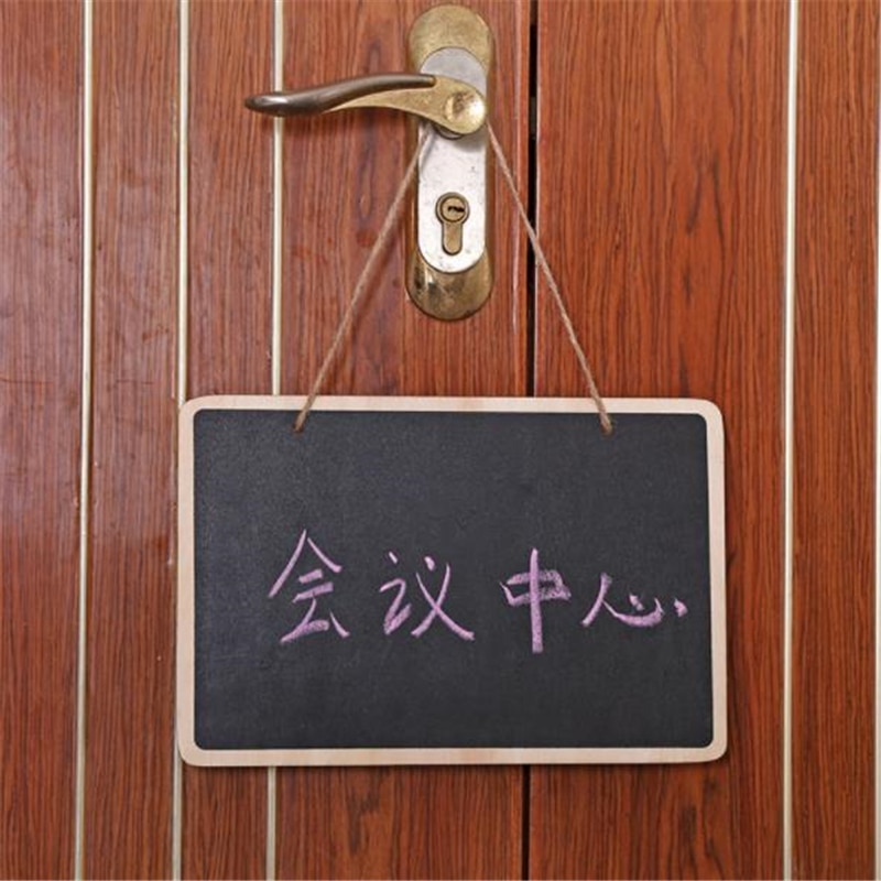 Hanging Thick Section Wooden Blackboard Erasable C... – Vicedeal
