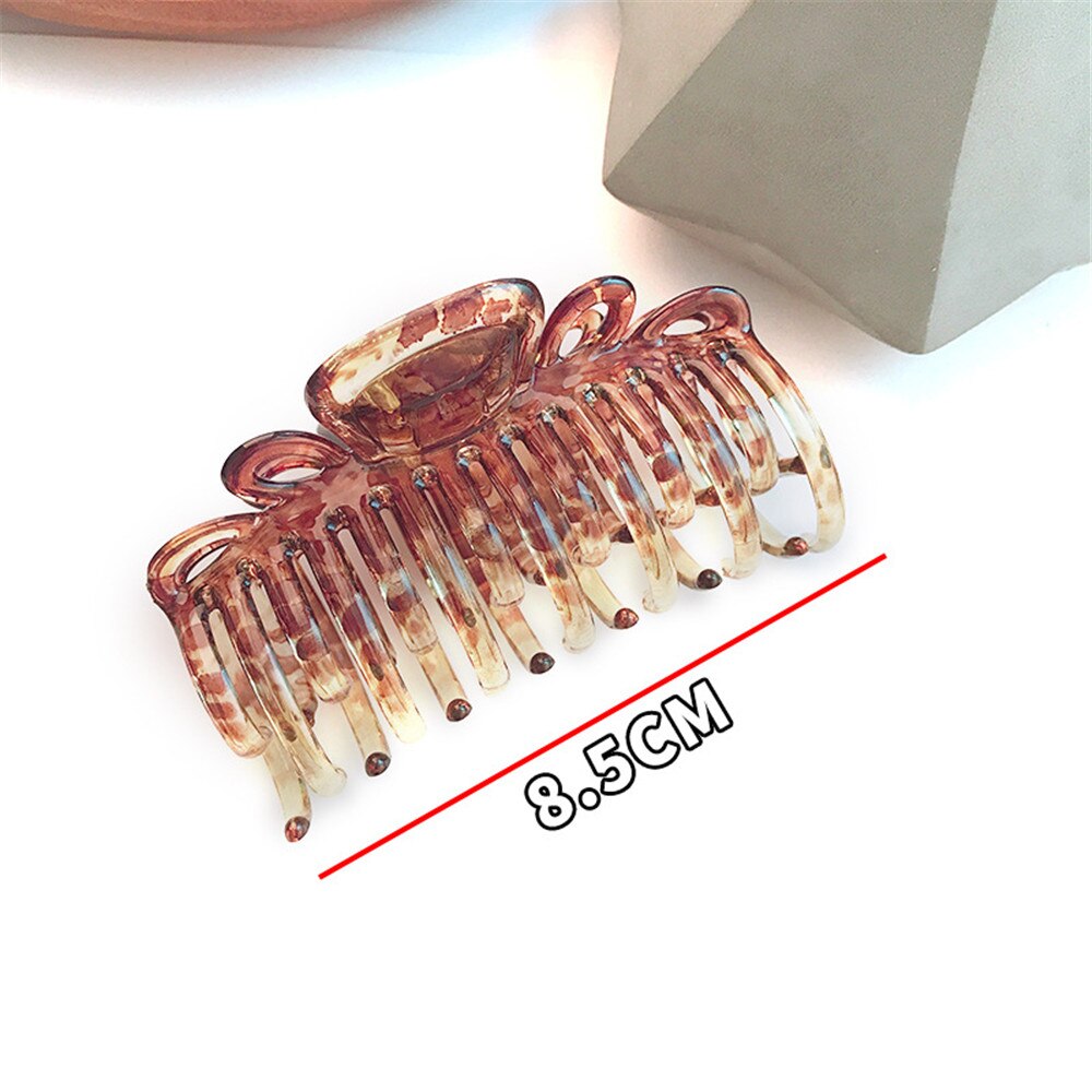 Pinzas de pelo grandes de plástico de 8,5 cm, pinzas para el pelo para niñas, pinzas para el pelo, pinza de mordaza, joyería para el cabello para mujeres, accesorios de agarre de plátano