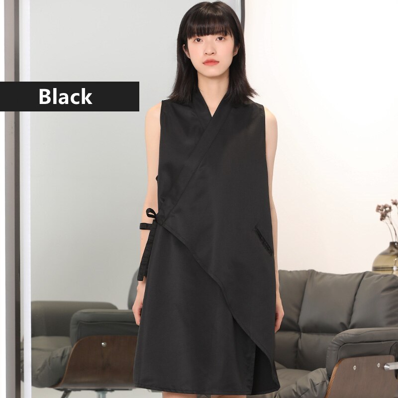 Ropa de trabajo impermeable para tienda de mascotas, uniforme de cosmetología, estilista de salón , capa de peluquería con cremallera, belleza G0831